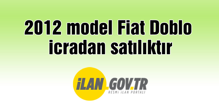 2012 model Fiat Doblo icradan satılıktır