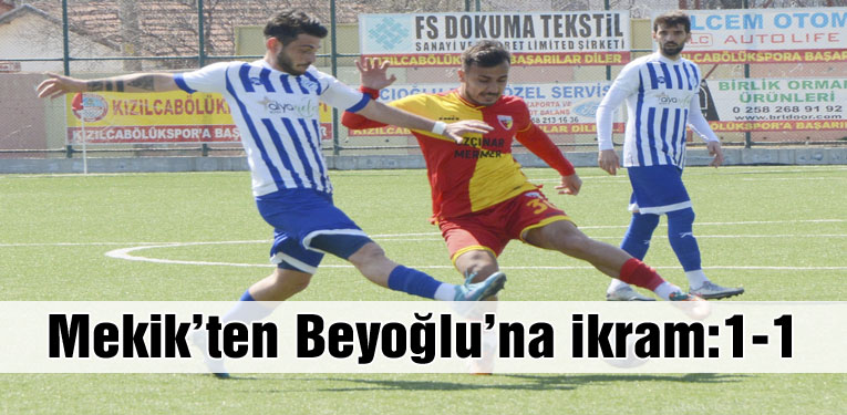 Mekik’ten Beyoğlu’na ikram:1-1