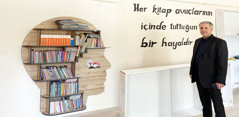 Buldan’da “10 Okula 10 Kitaplık” projesi devam ediyor